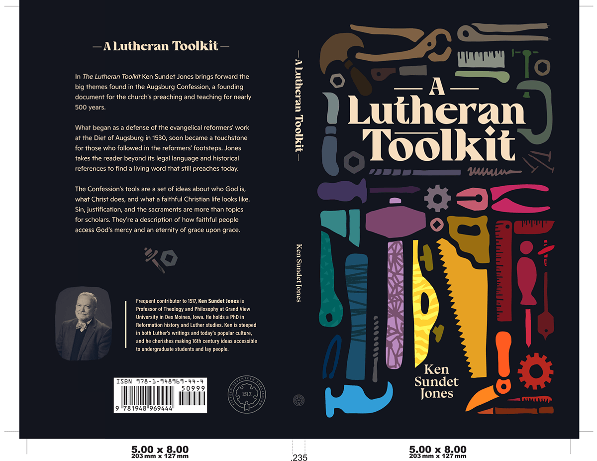 book book cover book design Lutheran minimal toolkit tools vector
