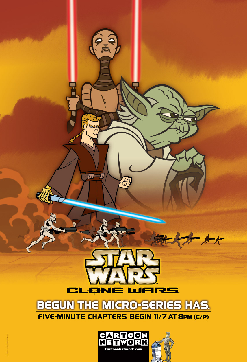 star wars clone wars poster animated