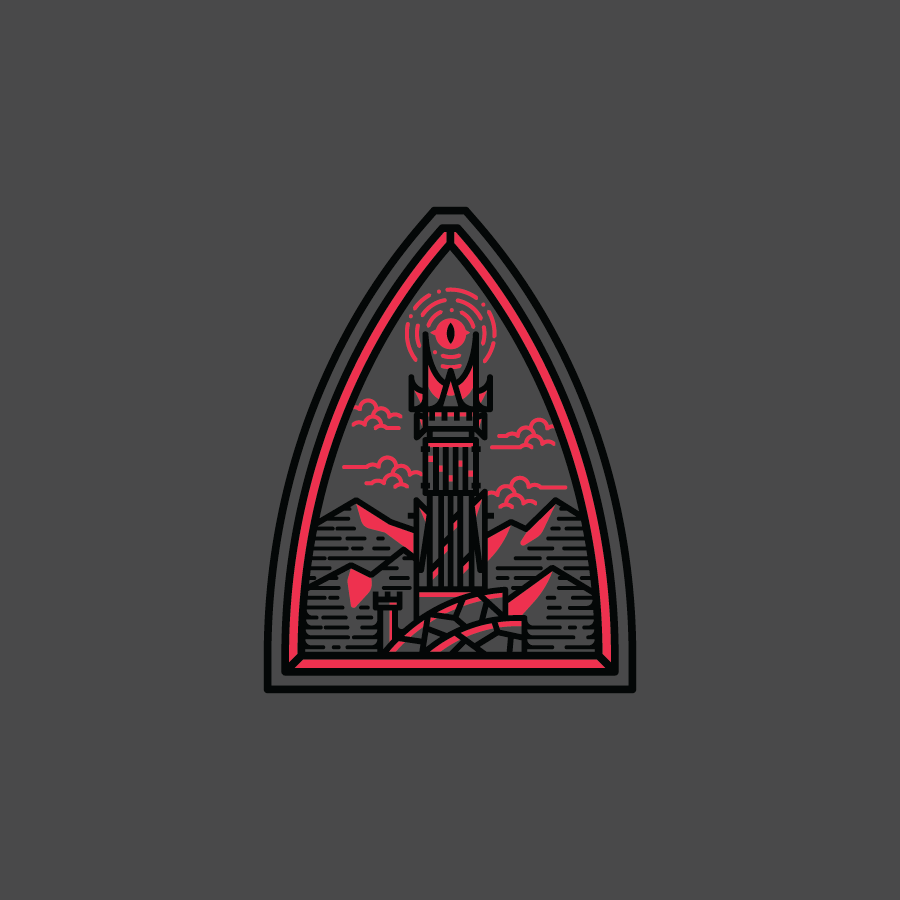 movie sauron LOTR minimal