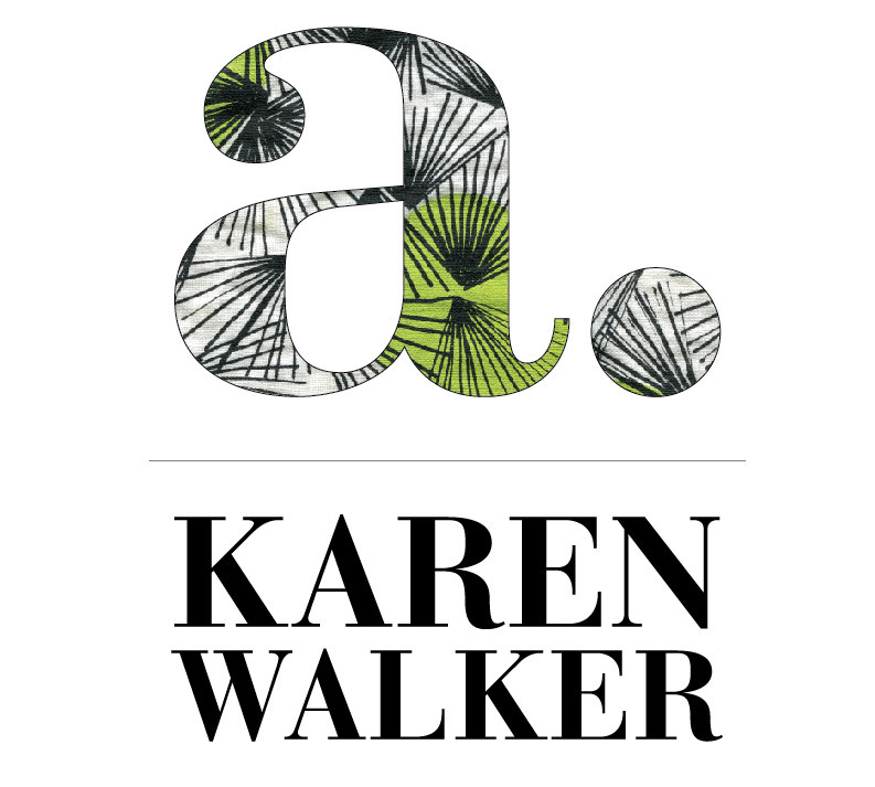 Patterns green karenwalker graphic design illustrations portfoliocenter Textiles Screenprinting