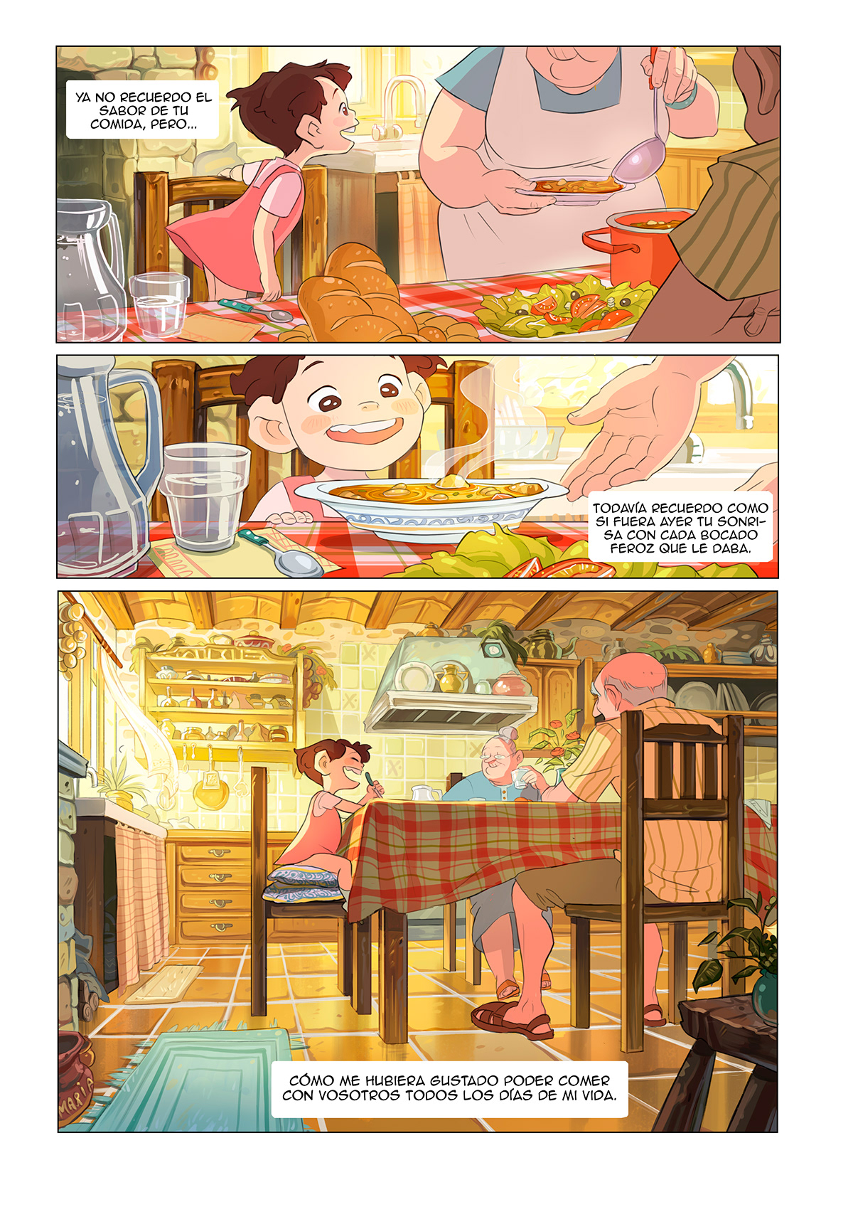 color comic Food  gastronomy ILLUSTRATION  portfolio
