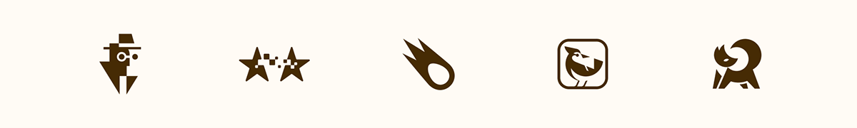 bird design FOX Icon icons logo logo collection logos negative space