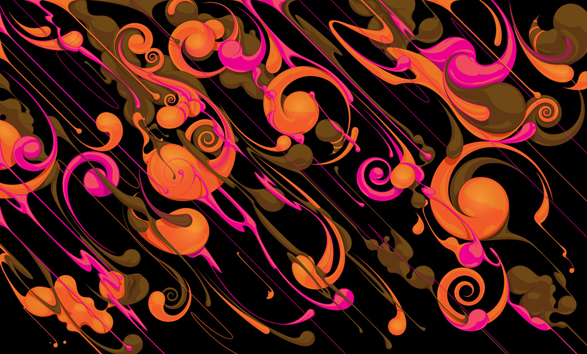 abstract colorful colour swirl organic pattern