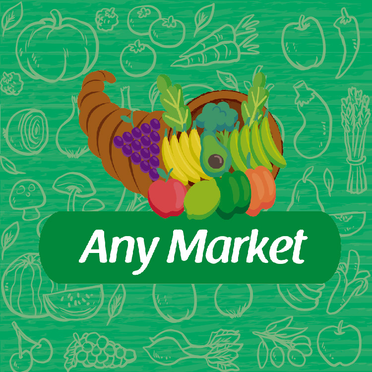 anymarket design groceries marketing   Retail visual