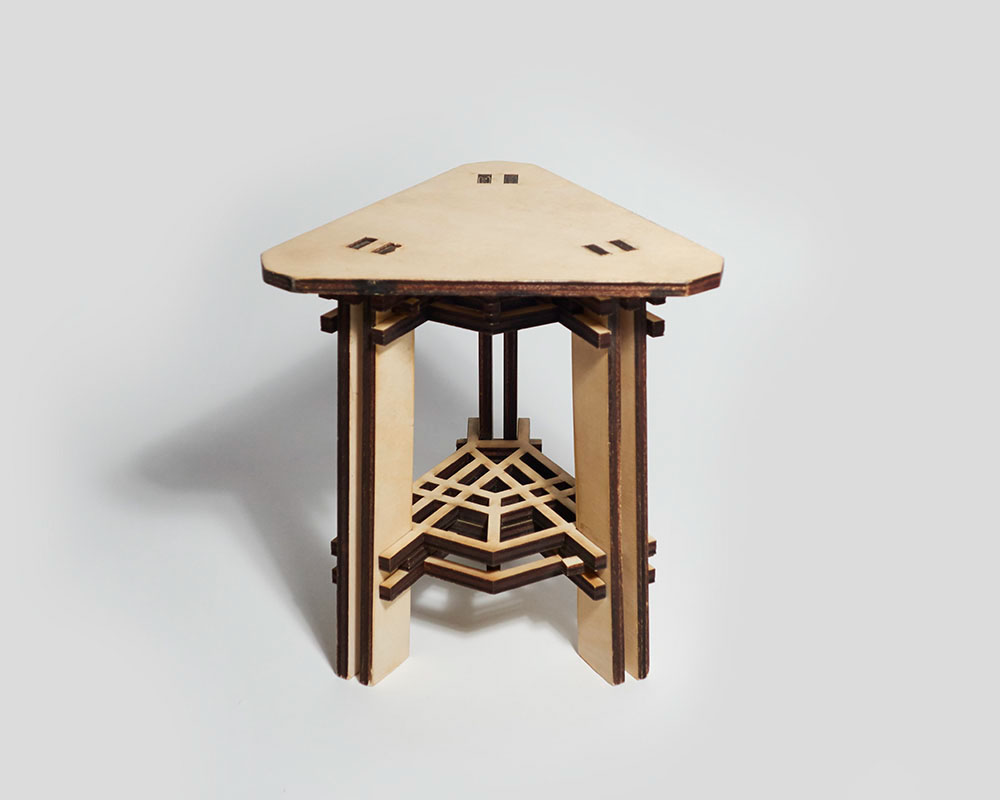 plywood automation cnc Joint japanese joint maker furniture stool