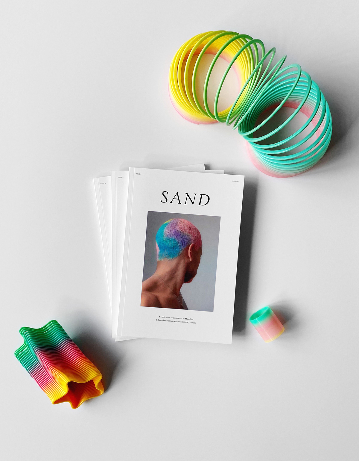 dreams Magazine design print psychedelic slinky Sand Magazine