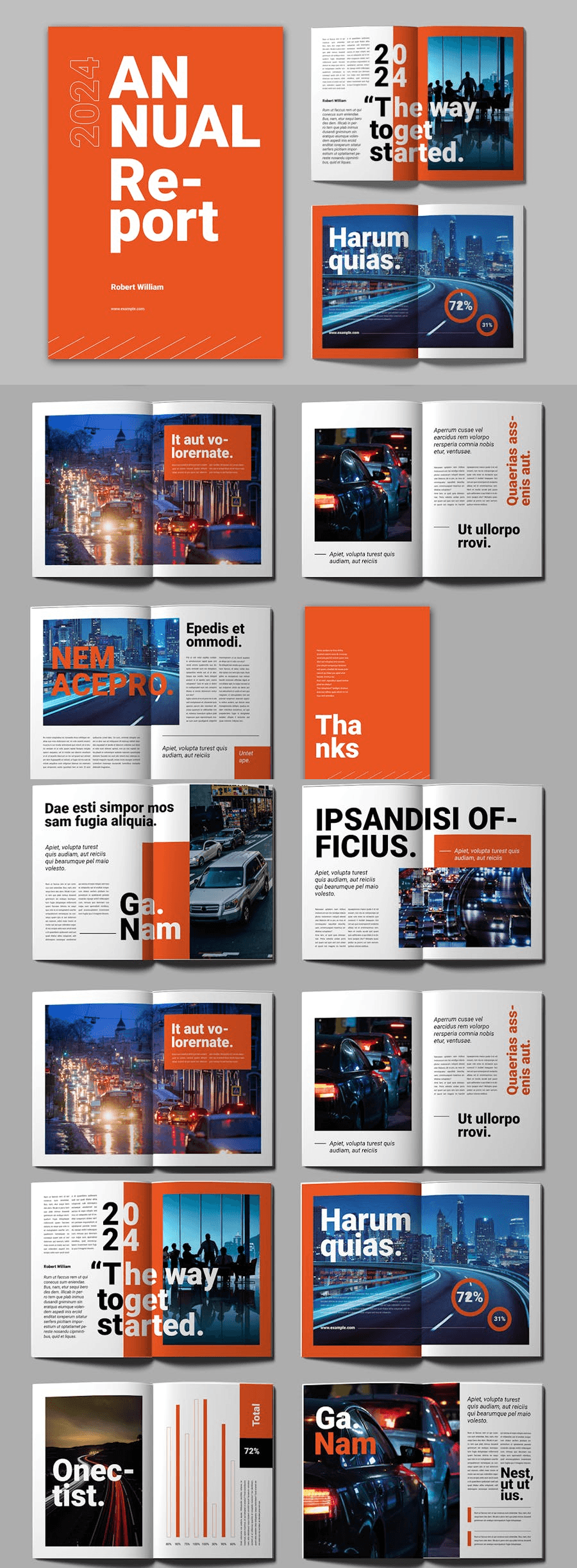 annual report ANNUAL Annual Report Design InDesign business print design brochure magazine company