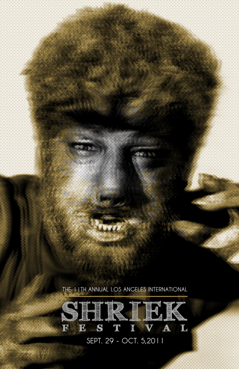 Shriek  film  Horror  sci-fi  poster  print  frankenstein mummy warwolf series festival horror sci-fi poster print frankenstein