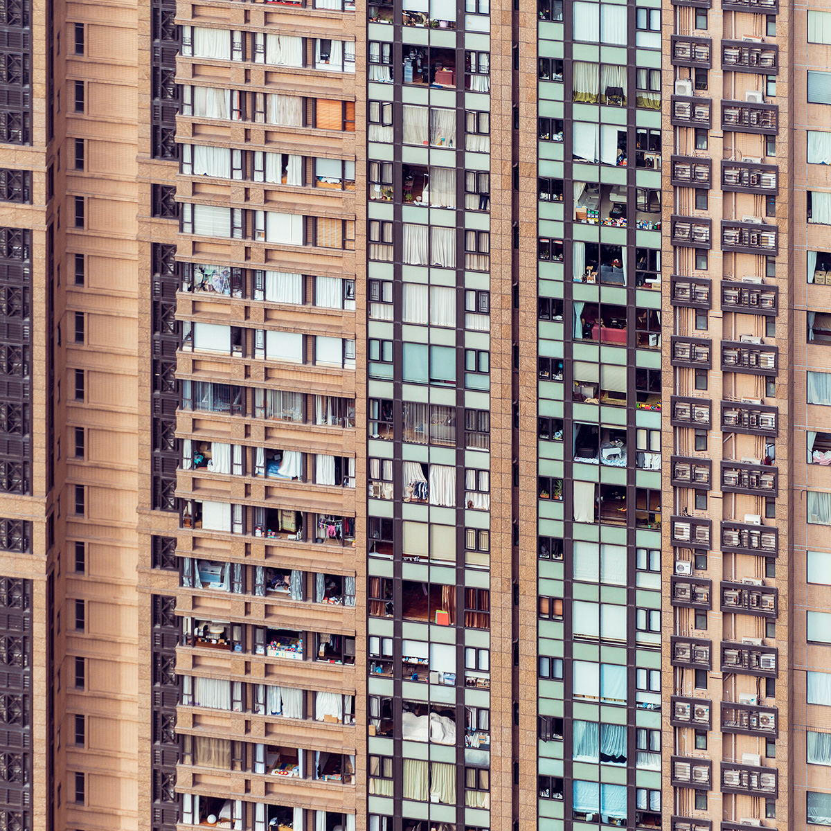 hongkong city china building glas skyscraper windows high pattern reflections muster