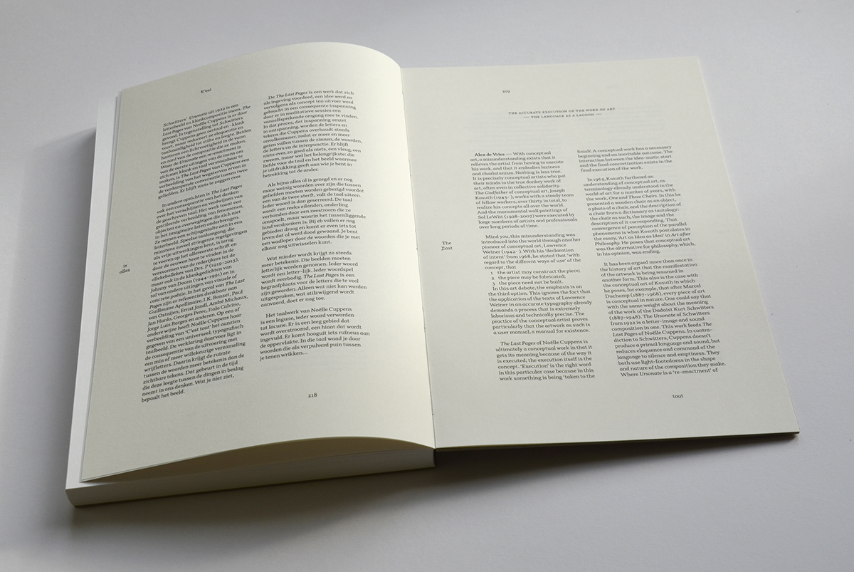 graphic design book artist artist's book letraset Duras noëlle cuppens c'est tout the last pages Riso