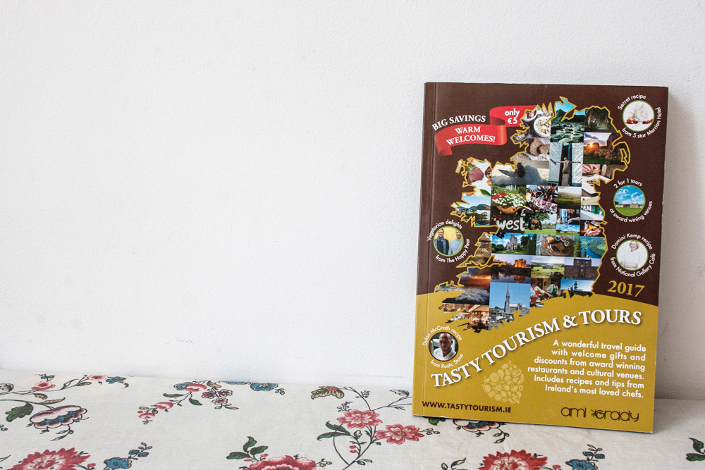 book Ireland tastytourism map magazine publication Layout cover