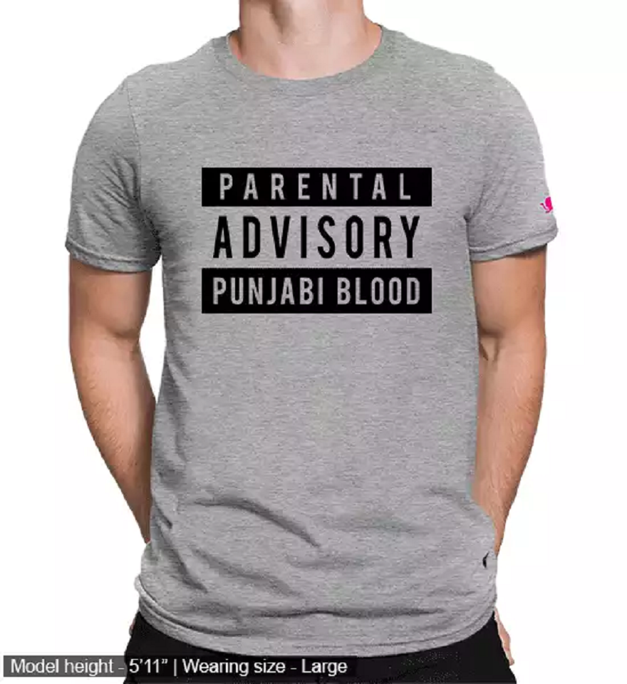parental advisory punjabi graphic cool tshirt casual unisex punk Street