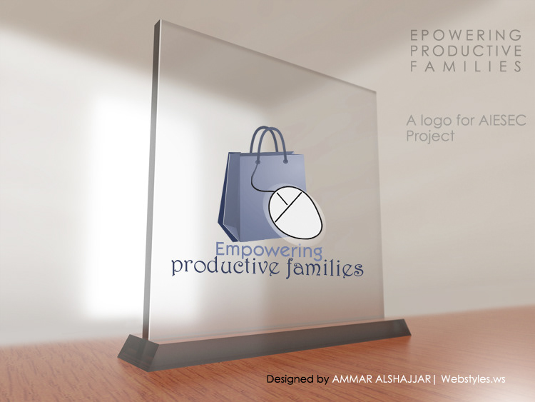 logo design Icon productive families Bahrain empowering charity