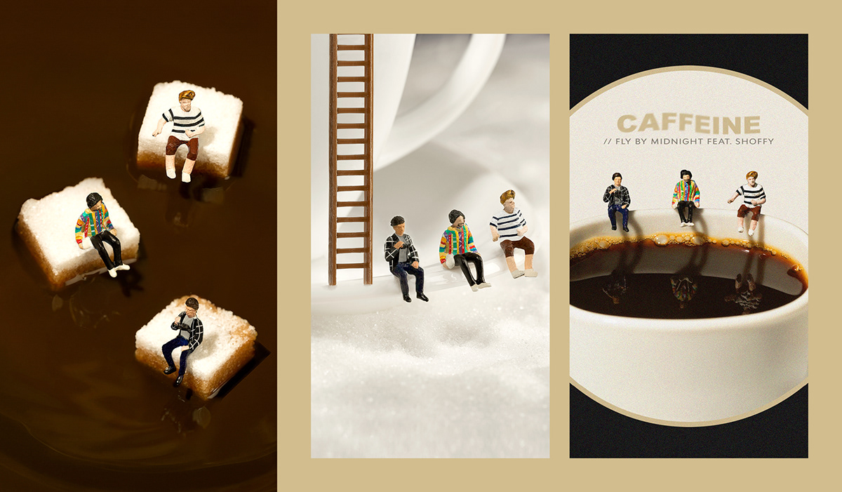caffeine Coffee cover handcrafted Maqueta Miniature modelismo music spotify still life