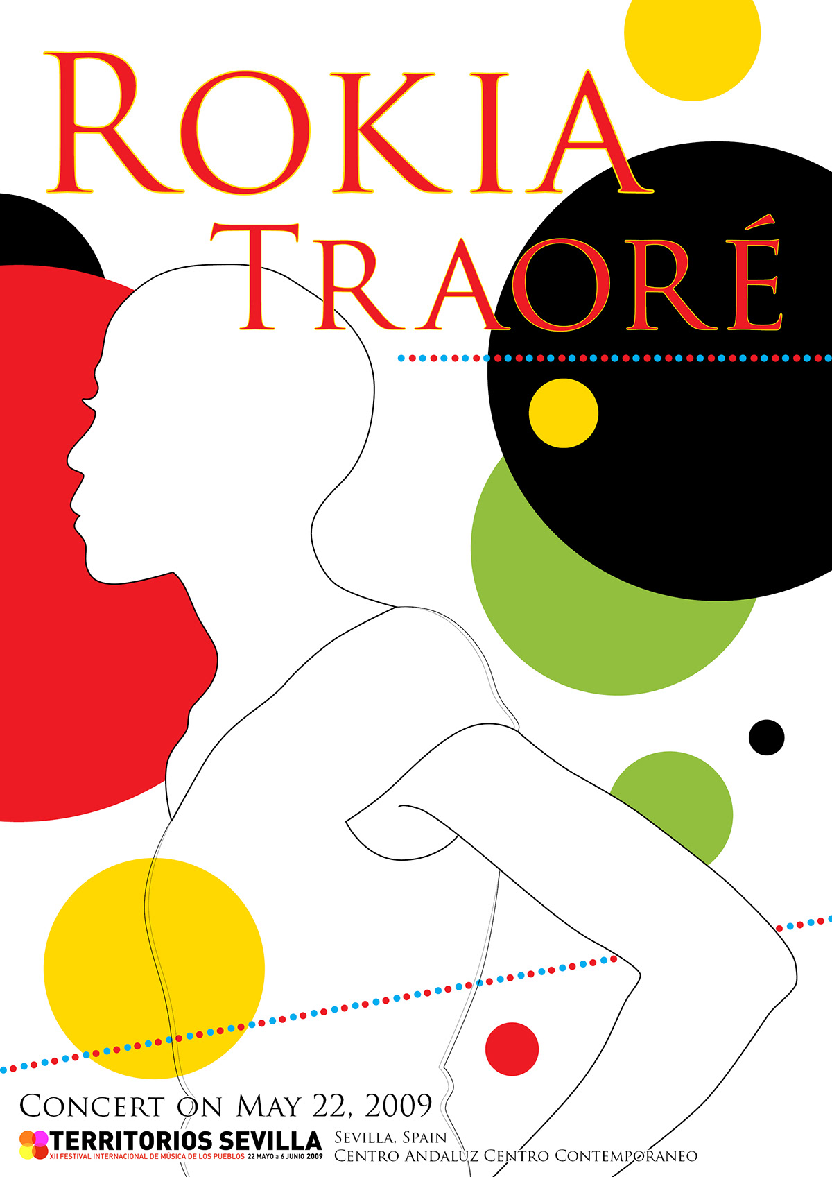 Rokia Traoré CD cover Poster Design Patterns texture mali