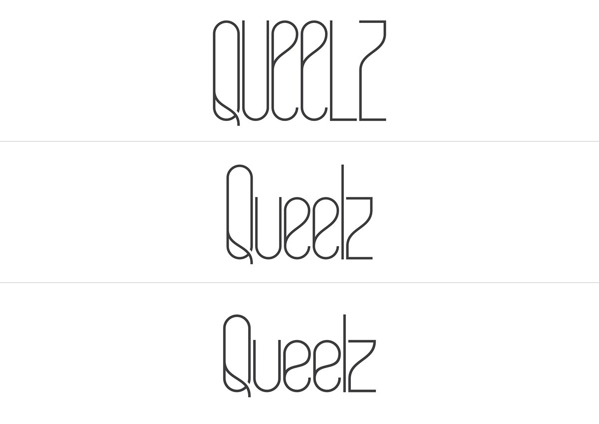 queelz  interstate1976 brand logo lettering  corel  coreldraw interstate1976