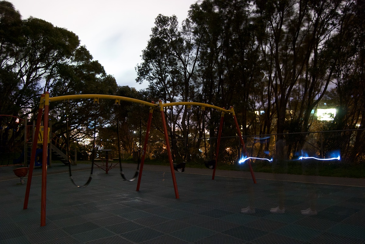 playgrounds ghost darkness long exposure