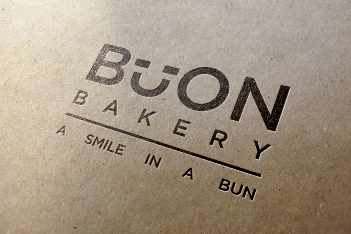 bakery brand logo design pastry modern Good buon bake nice