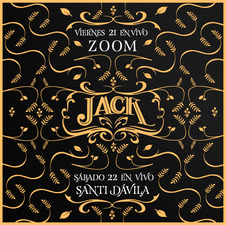 new jack club zurdo diseño pedro flores stramandinoli San Juan poster