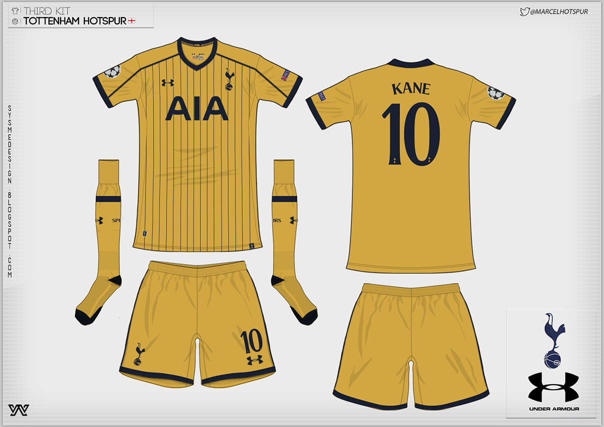 Tottenham Hotspur FC Football Kits Home/Away on Behance