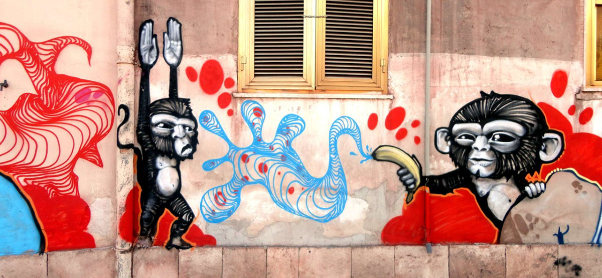 awer pindesign.it tenia Nocci traine acheronte taranto graffiti streetart acidsea ral Murals largescale mural Ital