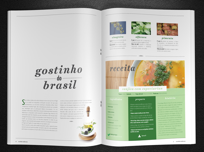 revista saborea gastronomia editorial Acadêmico