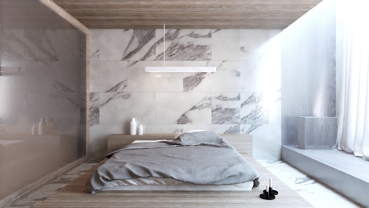 hotel apartment Interior design Marble asilo minimal modern room visualisation 3D 3dsmax vray CG hidden
