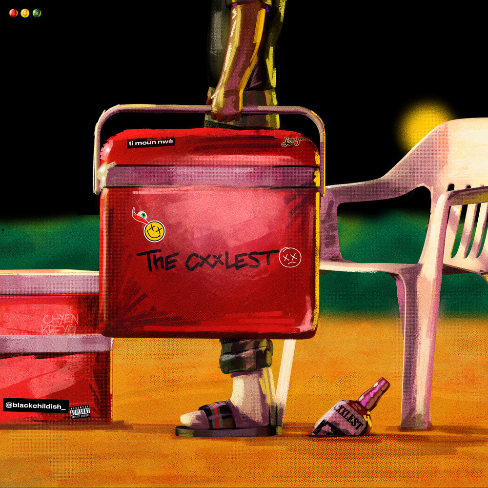 3D alcohol beach Caribbean Character design  digital illustration digital painting Island molotov Render