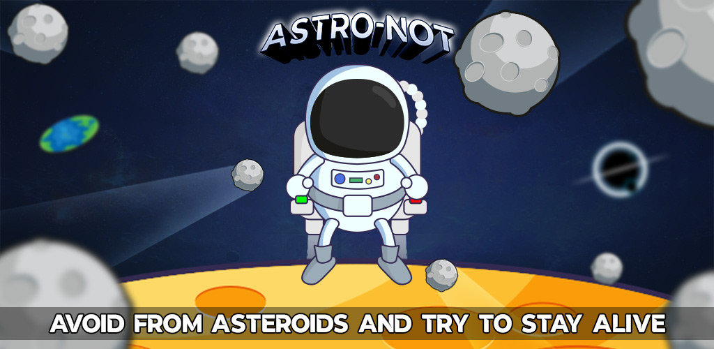 astronot  astronaut game design  android game 2d game space game Asteroids