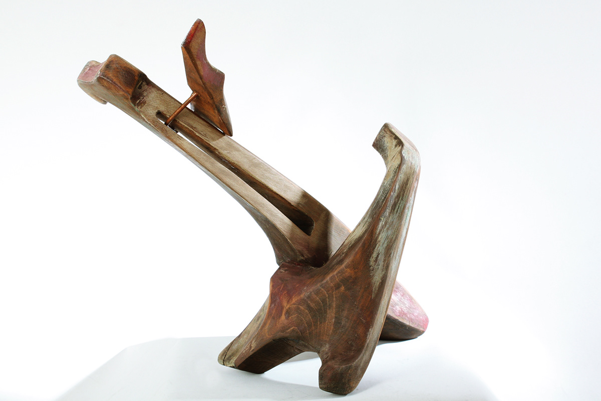 wood copper woodwork Woodcraft sculpture simulation heykel ahşap Cromagnon joystıck
