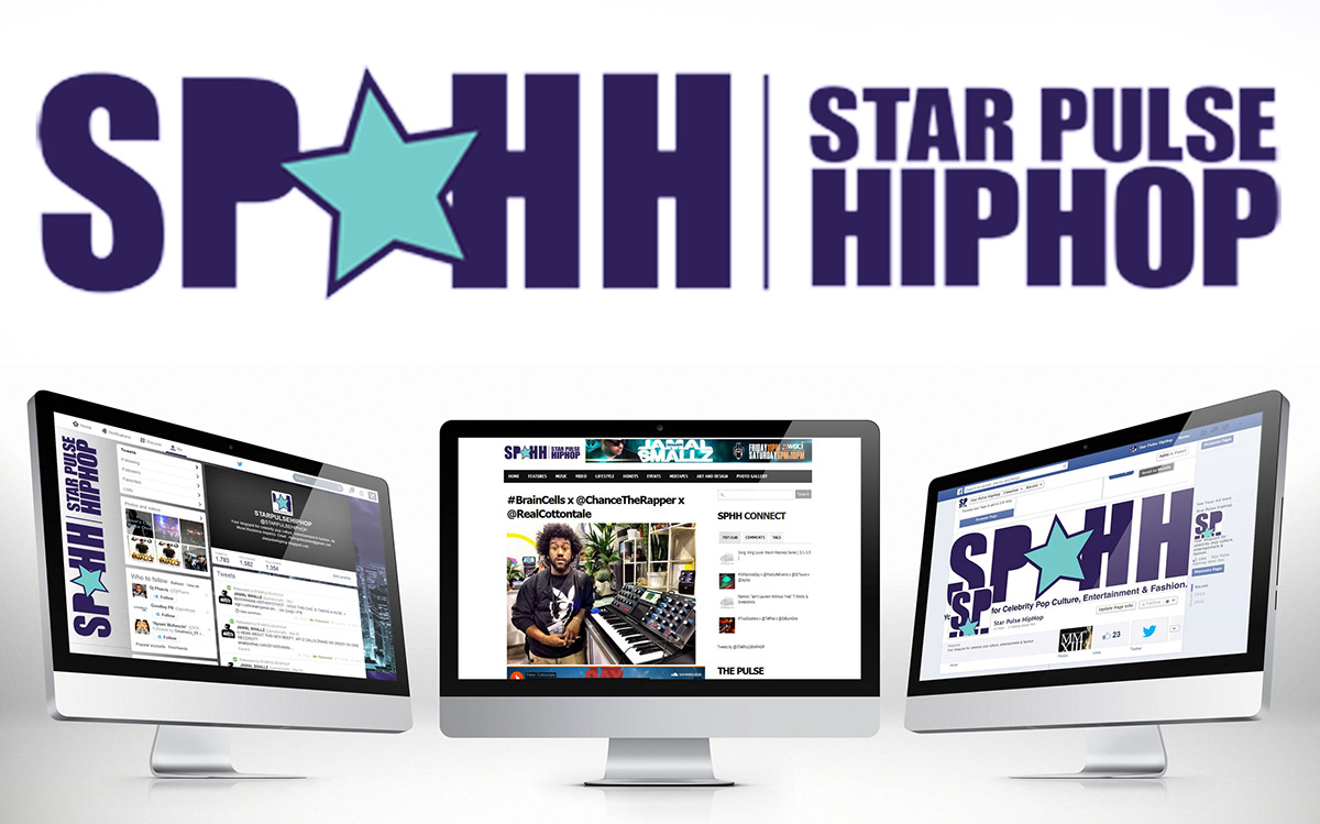 brand hip hop entertaiment blogging  Blog Web social media mock up mock