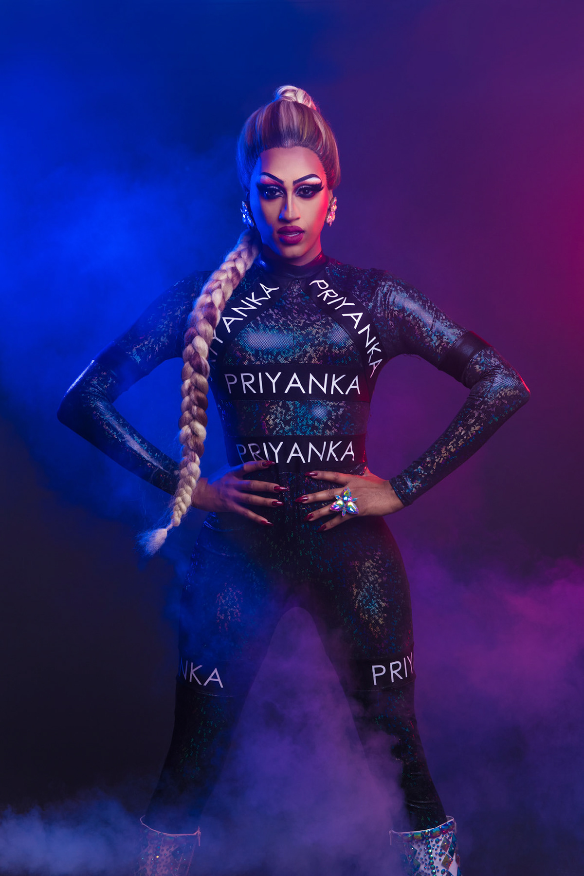 creative lighting Drag drag queen drag race kristy boyce portrait photography priyanka love studio Studio Photography Toronto
