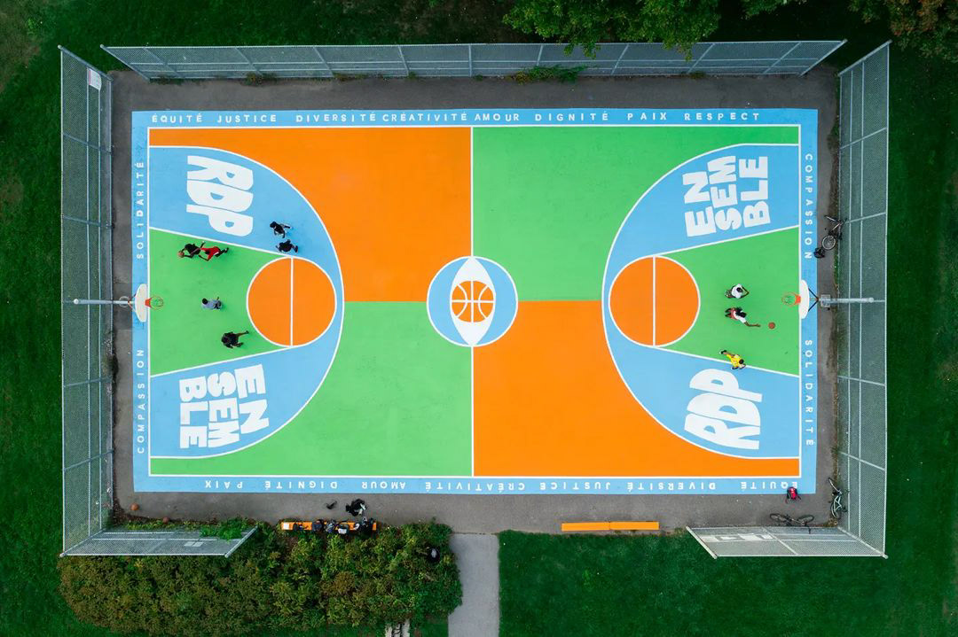 art artist ball basketball court designer hoop NBA painting   sports