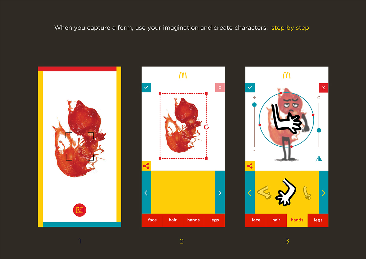 fun content app fun app kids McDonalds mcdonalds app Character interactive