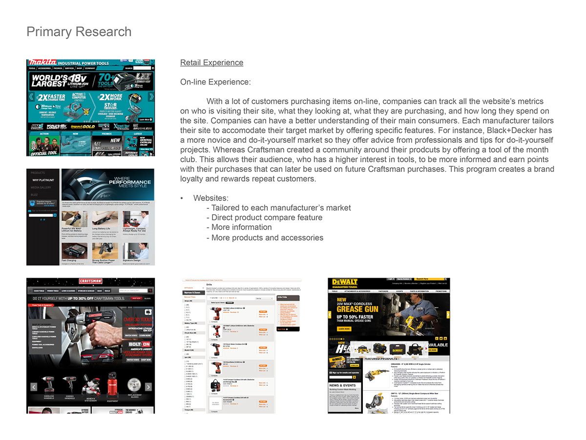 Adobe Portfolio research user centered Power Tool Design Service design commodity research market research design research Design Management