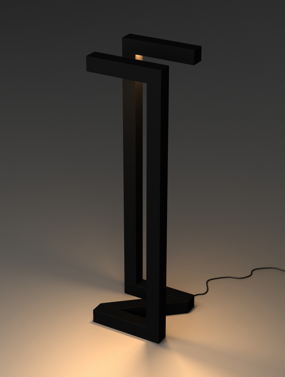 Lamp z  floor lamp black iron