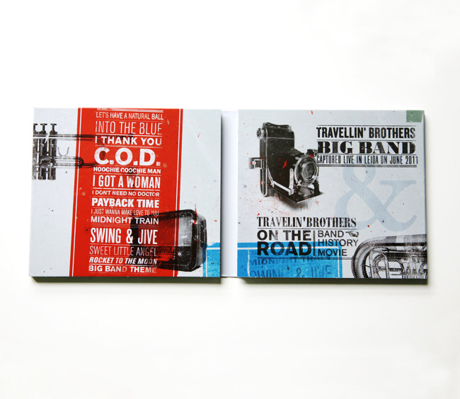 Music Packaging design blues