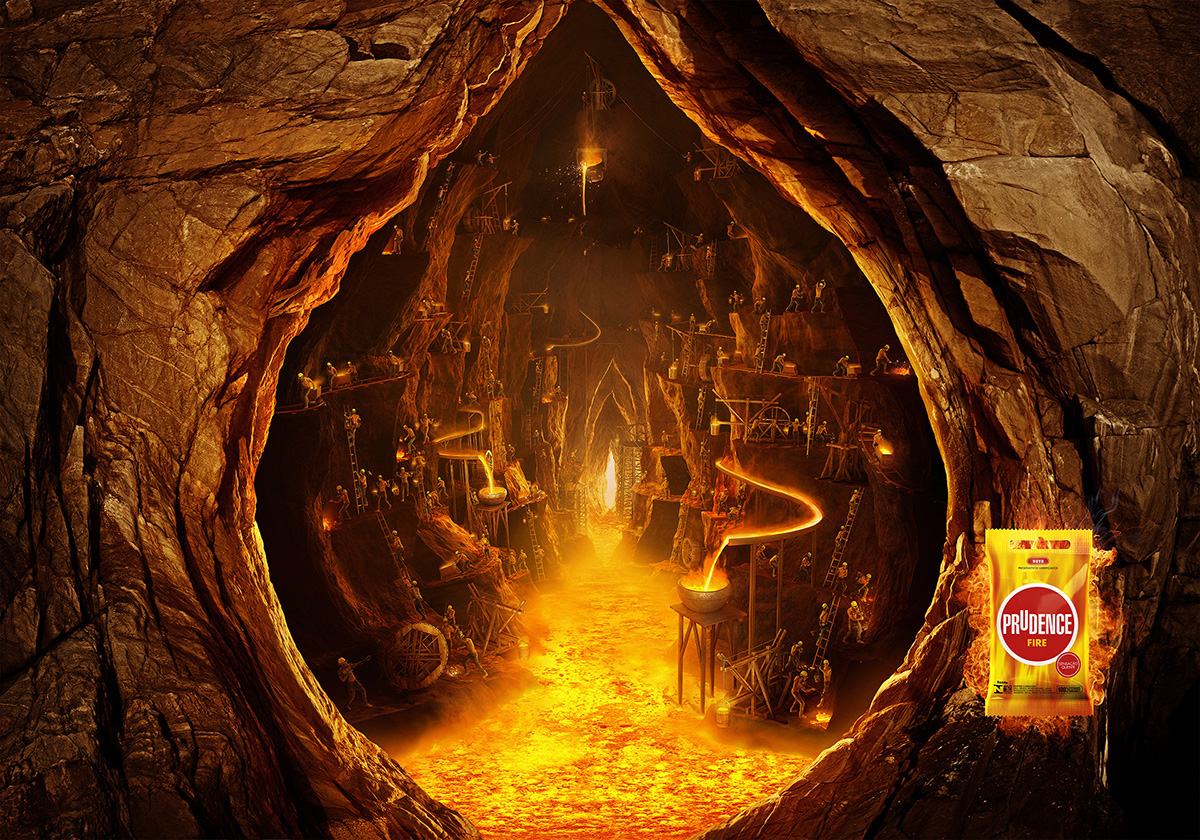 cave  sex  fire  condon  retouching  CGI