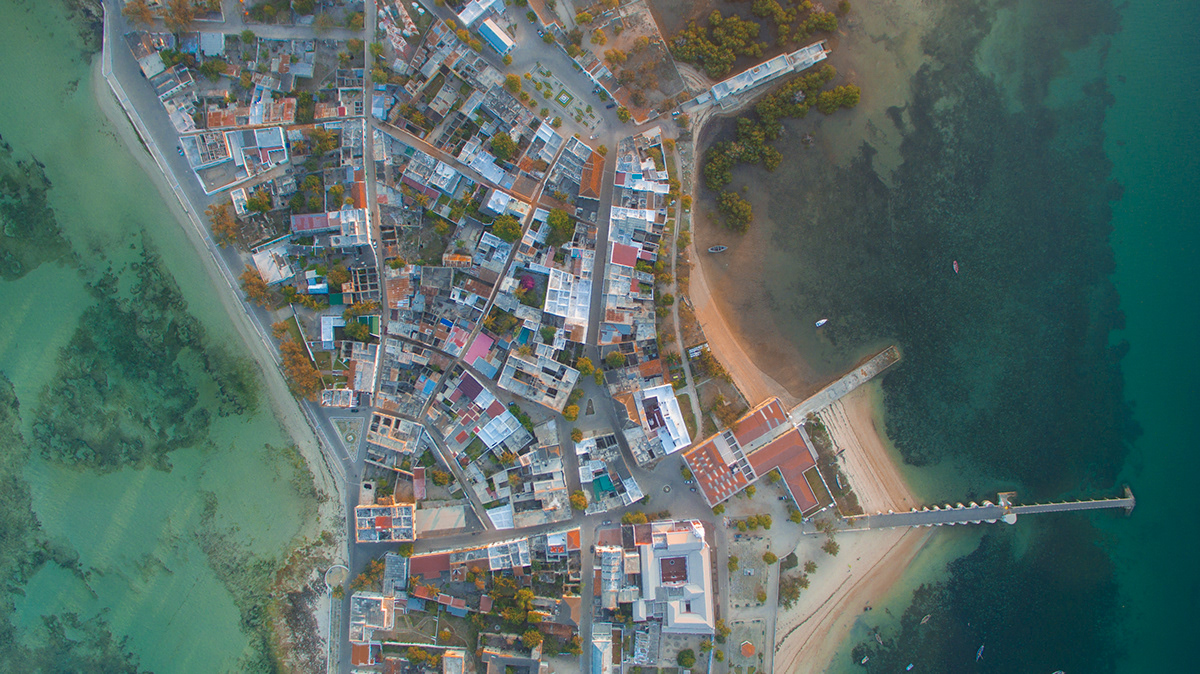 mozambique Mozambique Isalnd history historia patrimonio nacional Fotografia drone Aerial DJI moçambique