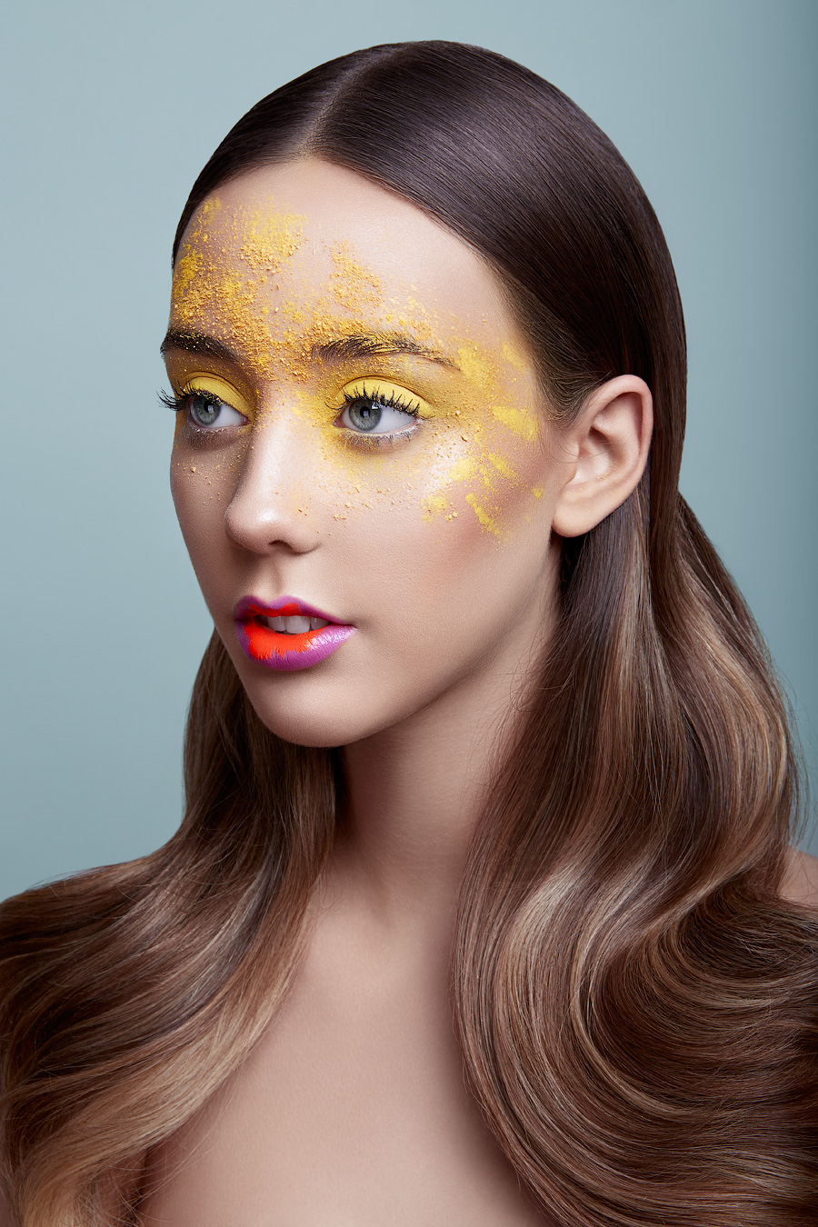 Post Production retouch beauty close-up make-up MUA girl creative