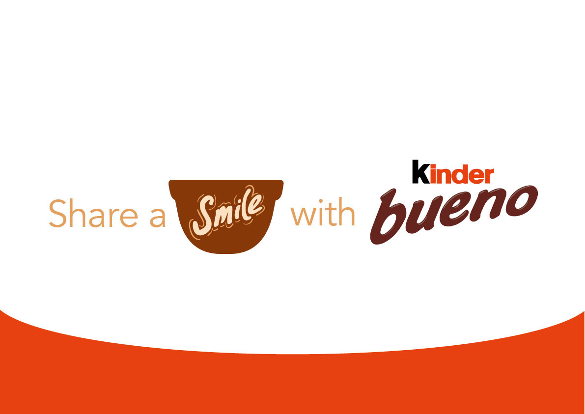 kinder bueno Kinder bueno campaign big idea billboard tweet share TV advertisement application School Project chocolate ferrero