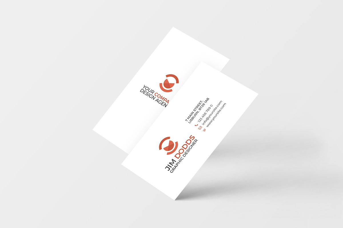 business card graphic design 
