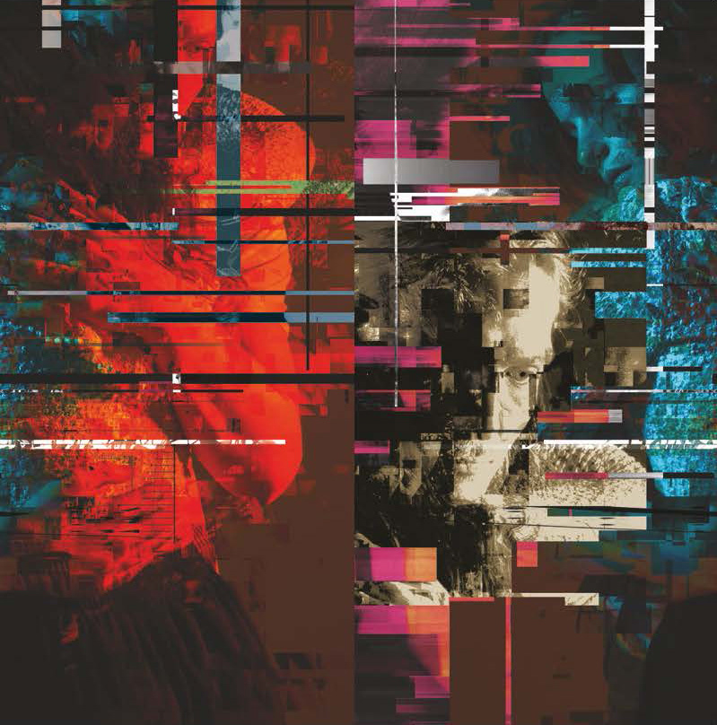 Glitch glitch art music album art databending Digital Art  design record sleeve cover Album