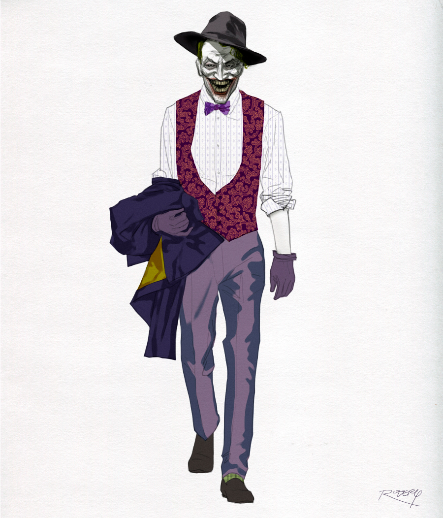 joker batman styles Clothing wardrobe costumes dc comics