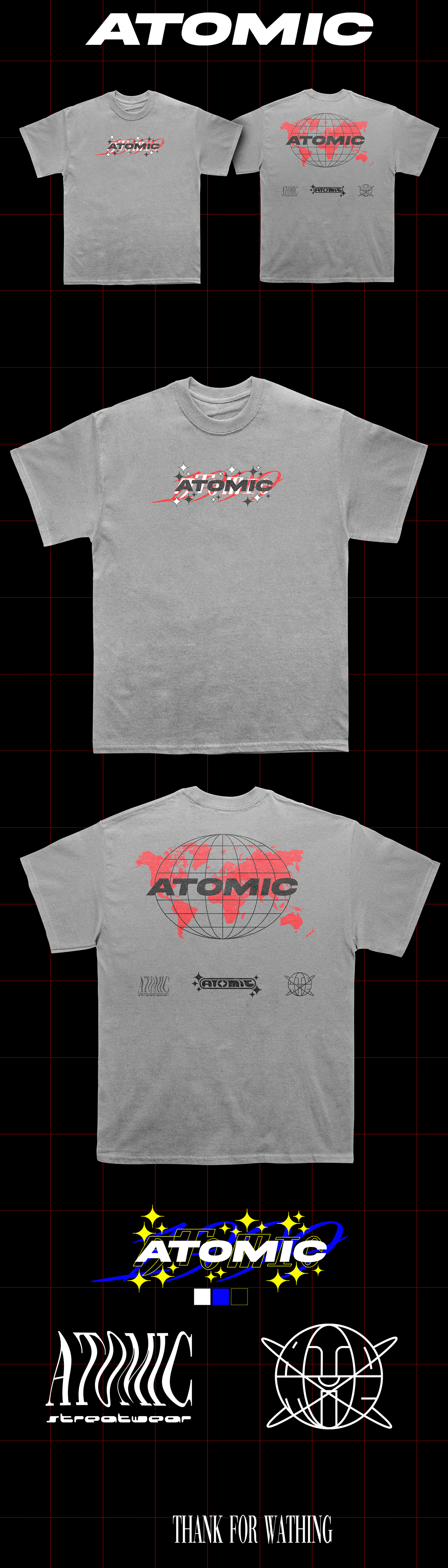 ATOMIC T-shirt Mockup 