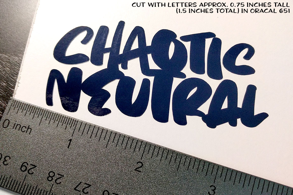 Chaotic Neutral font handwriting lettering handwritten smooth Fun logo branding 