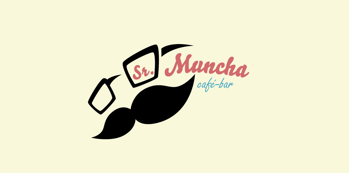 identity graphic design Web cafe Sr. Muncha
