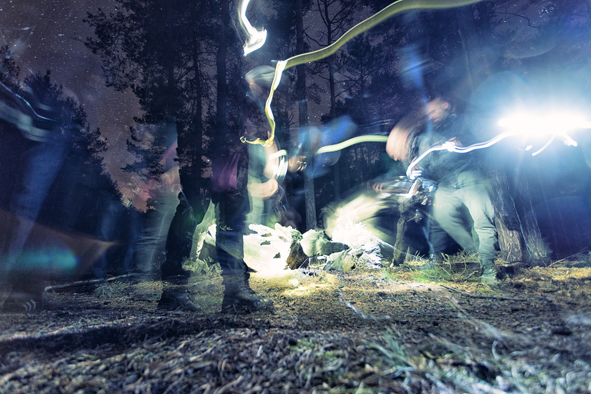 nightphotograhy woods treelove Mystic forest night exploration trip experimental