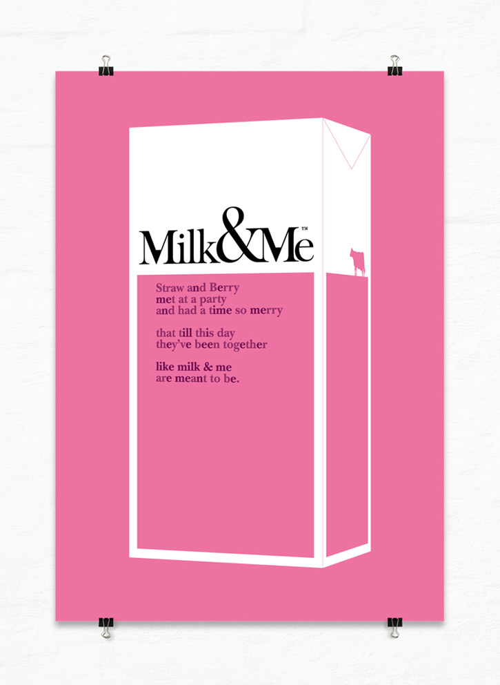 milk a beautiful design posters Packaging