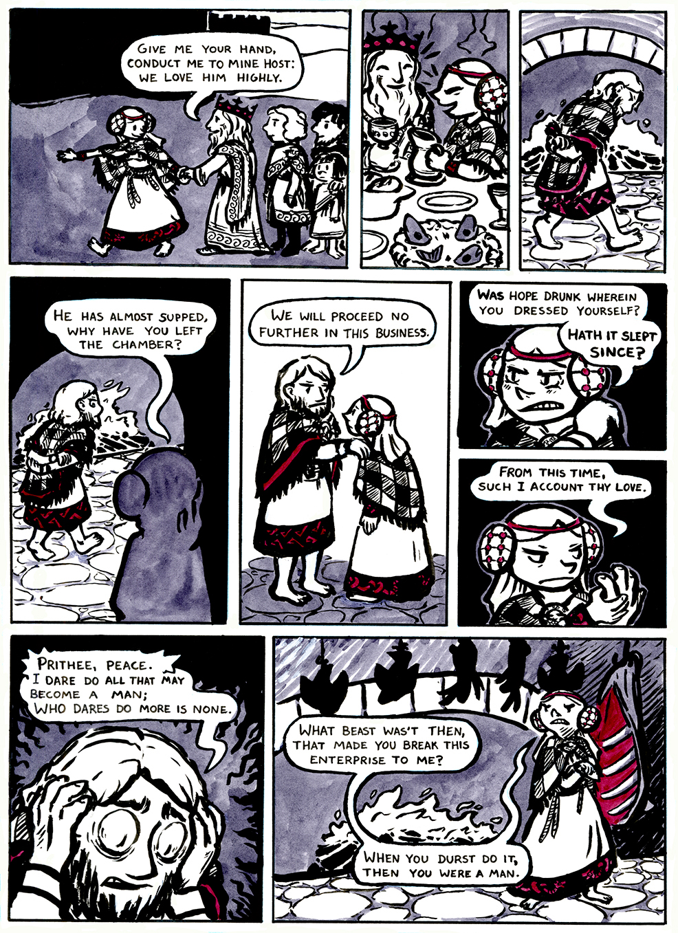 Macbeth shakespeare literature adaption comic